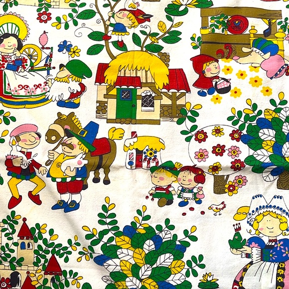 Other - Storybook Printed Cotton Fabric #1